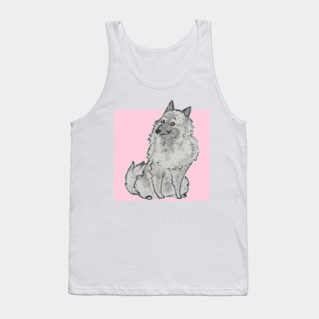 Keeshond Tank Top by bitingnclawing